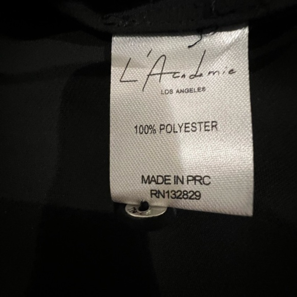 L’ Academie black off the shoulder top size XS - Picture 6 of 6